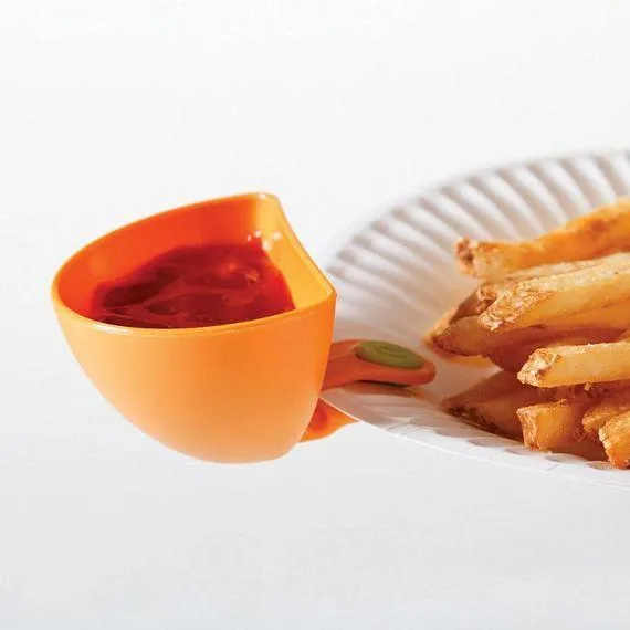 2 pcs Dip Clips - Plate Clips, Sauce Clips, Dipping Clips, Condiment Clips