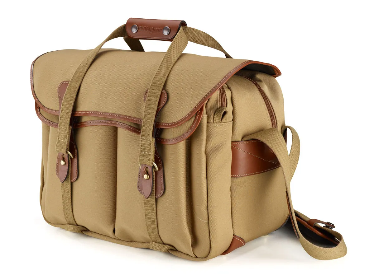 445 Camera Bag - Khaki Canvas / Tan Leather