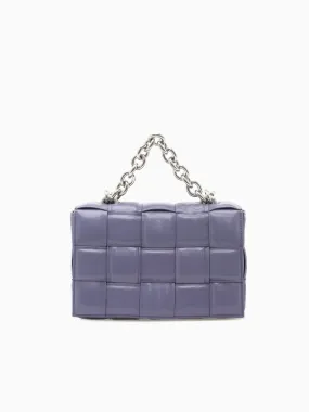 9942 Lg Chain Flap Bag Light Purple