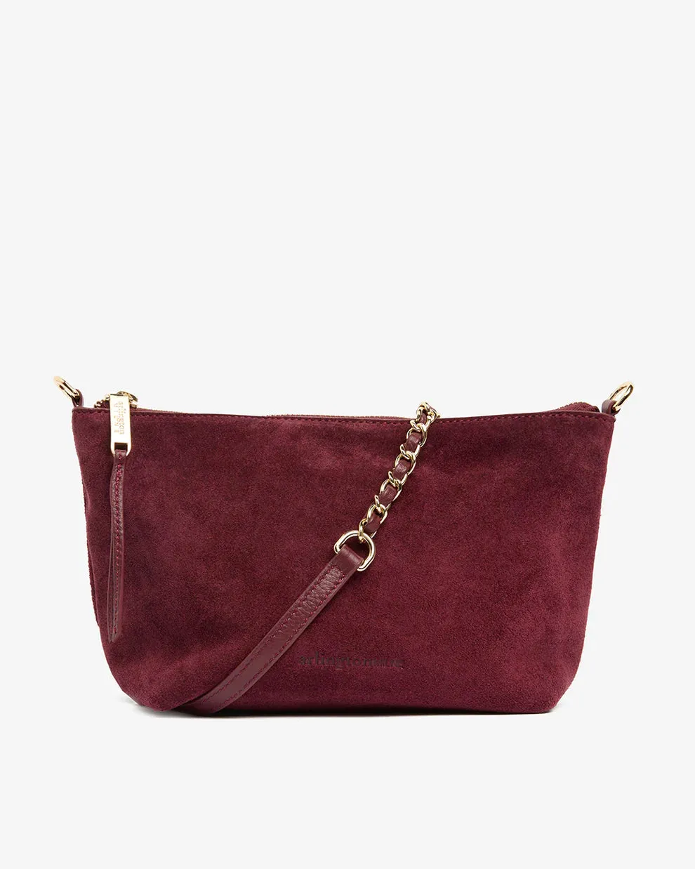 Agnes Bag Burgundy Suede