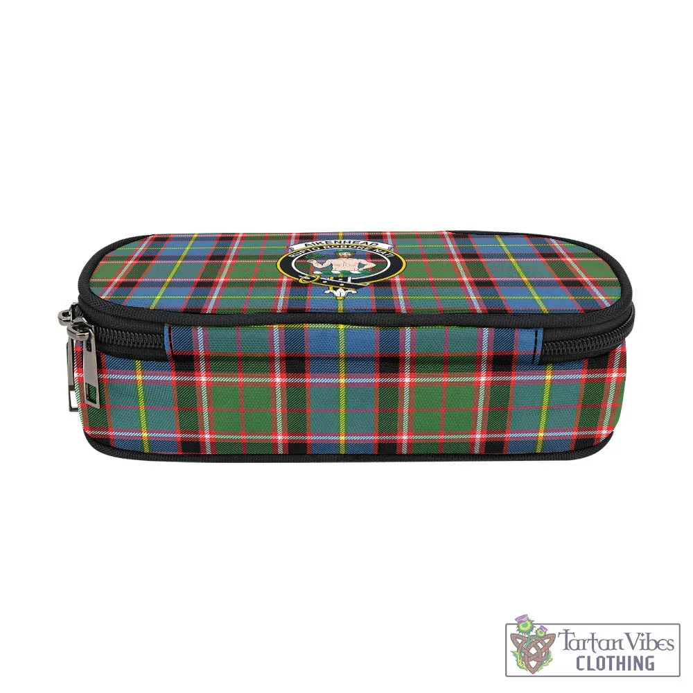 Aikenhead Tartan Pen and Pencil Case with Family Crest