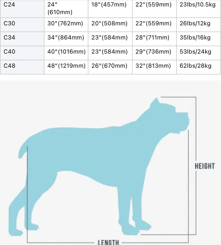 Aluminium HIGH ANXIETY Dog Crates NEW Range indestructible safe secure calming dog crates carriers kennels