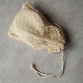 &Keep Cotton Mesh Wash Bag