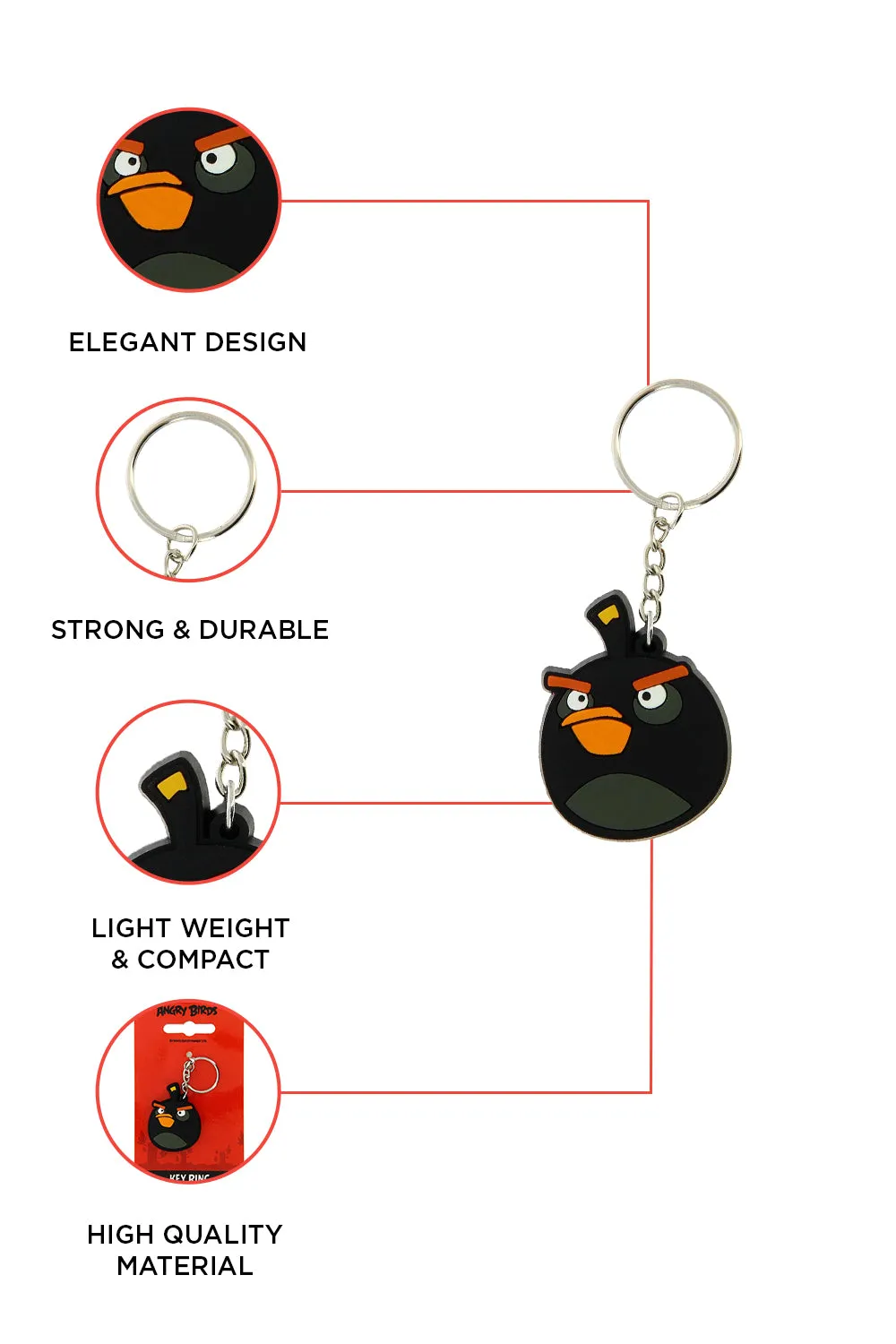 Angry Birds Key Ring