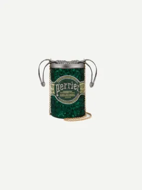 Anya Brands Mini Bucket Perrier in Bottle Green