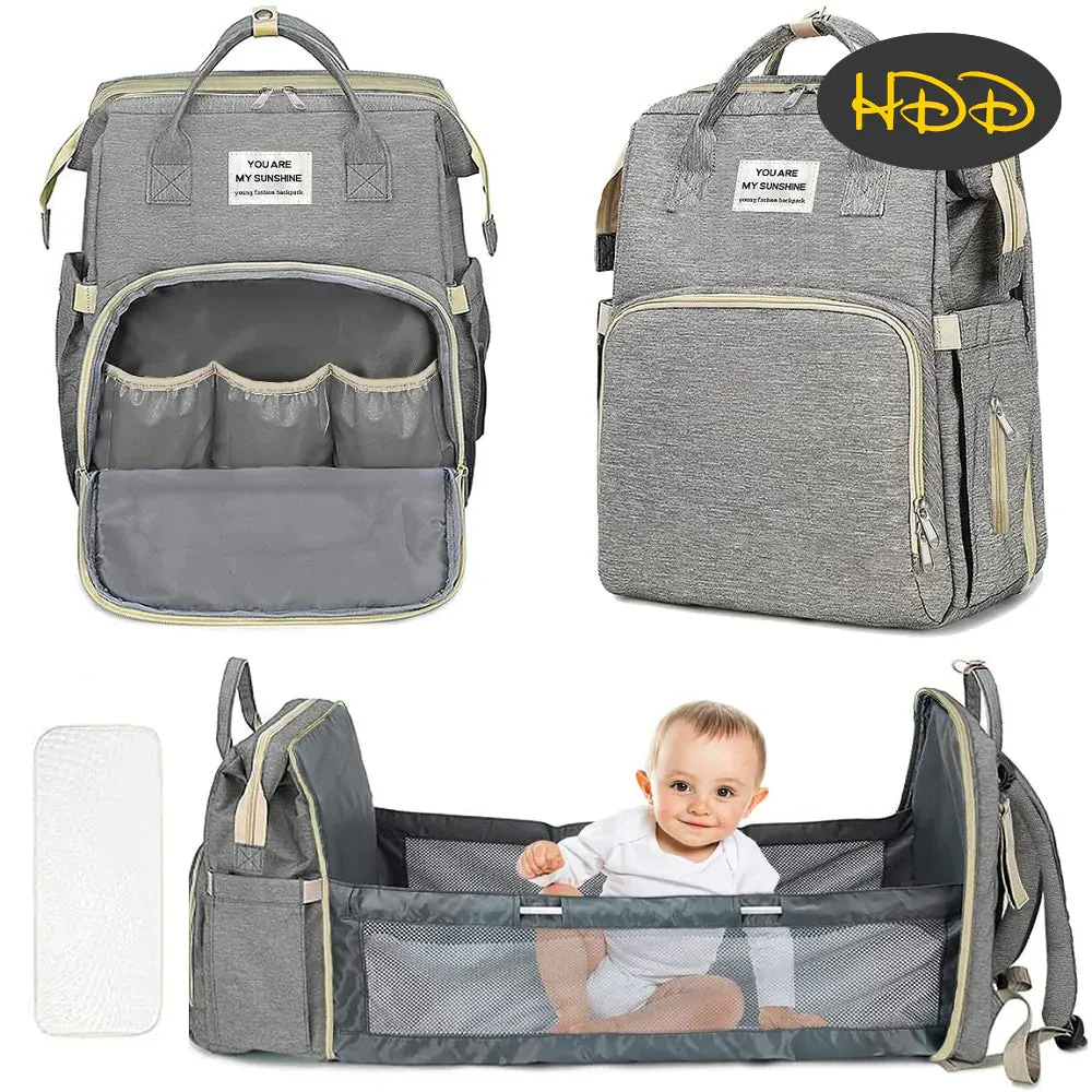 Baby Crib & Diaper Bag