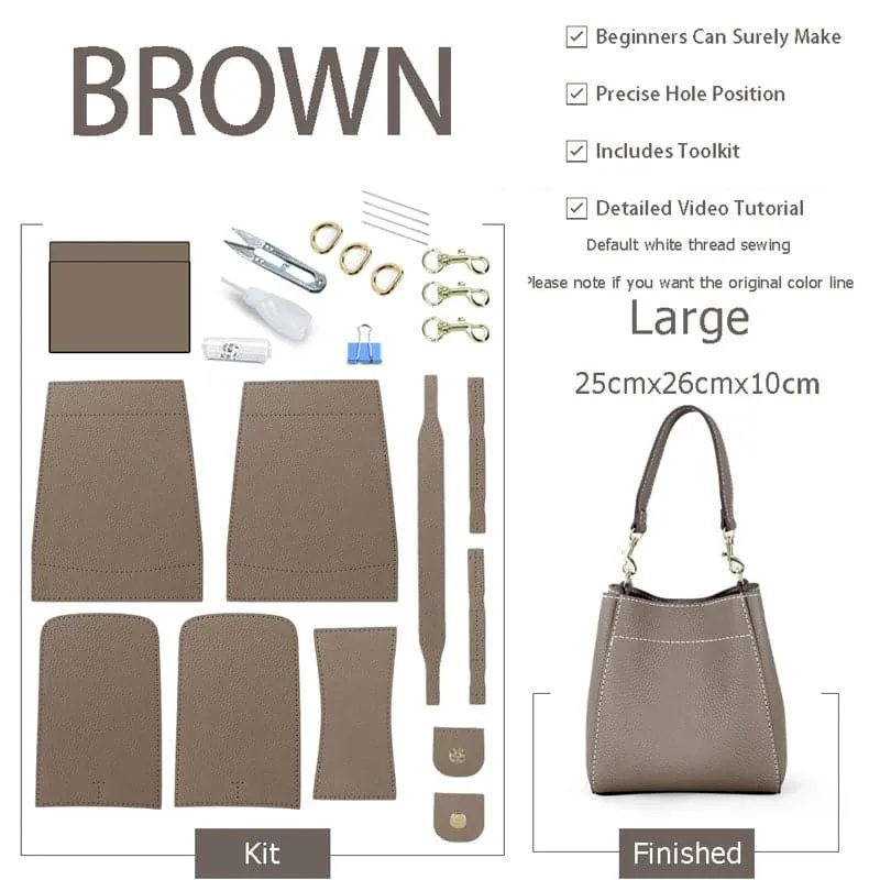 BABYLON™ Bucket Bag For Women DIY Leather Kit