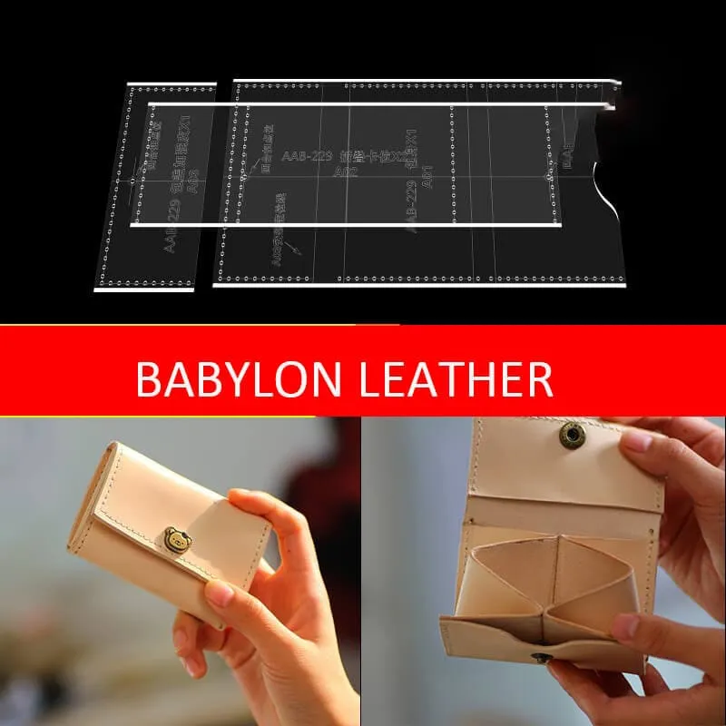 BABYLON™ Leather Business Card Holder DIY Pattern AAB-229