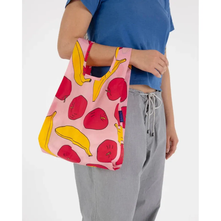 Baggu - Baby Bag - Light Pink Apples & Bananas