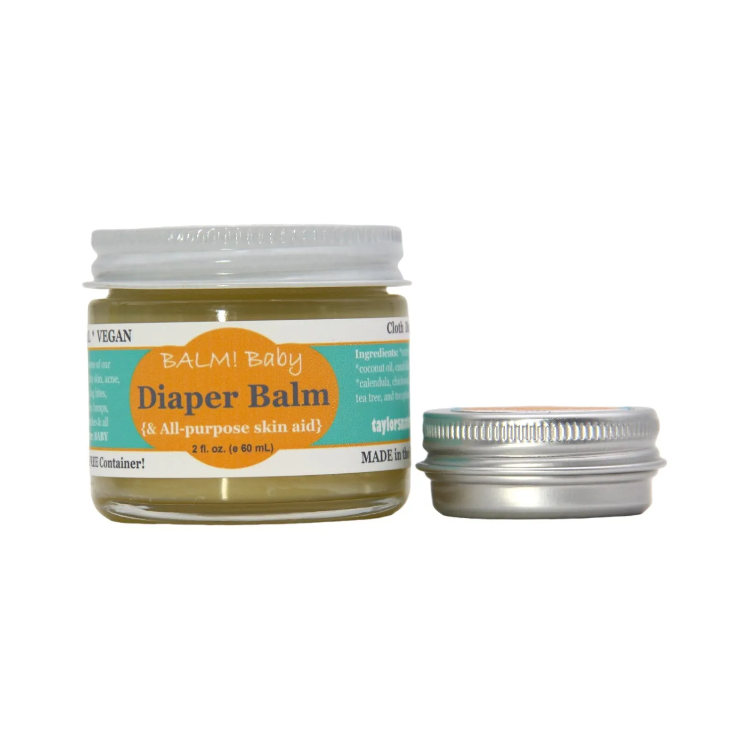 BALM! Baby - Diaper Balm and All Purpose Skin Aid - Travel Size Tin