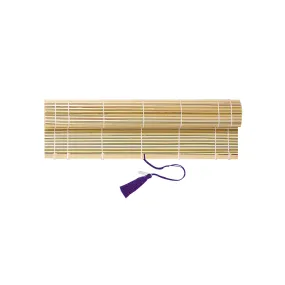 Bamboo Roll-Up Brush Holder, Natural (FM3N)