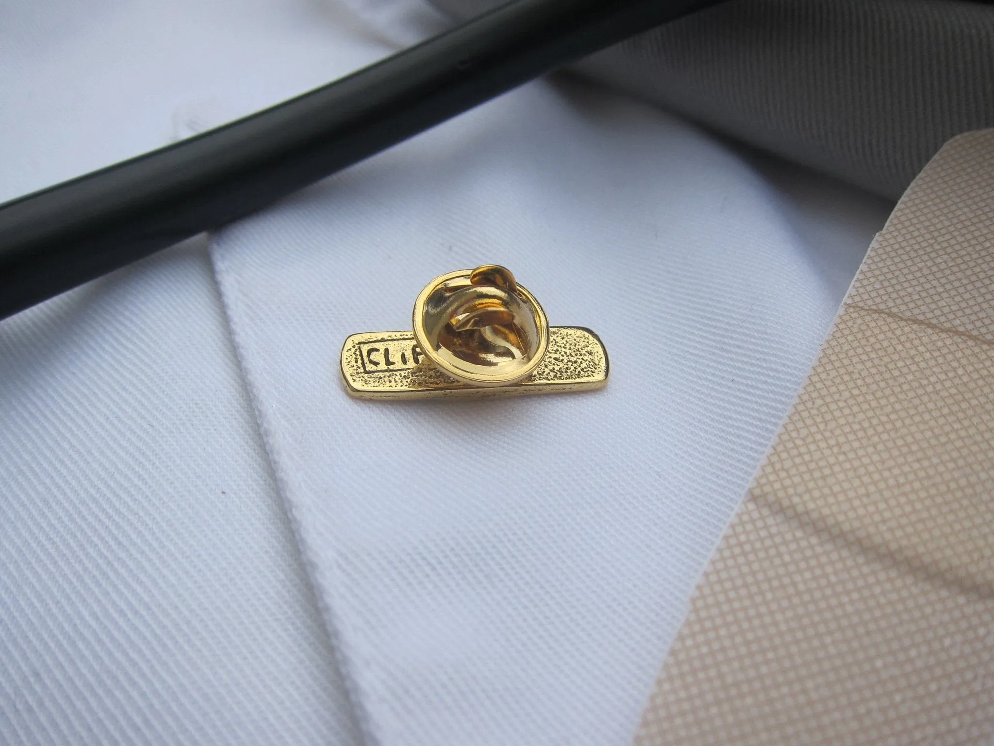 Band Aid Gold Lapel Pin