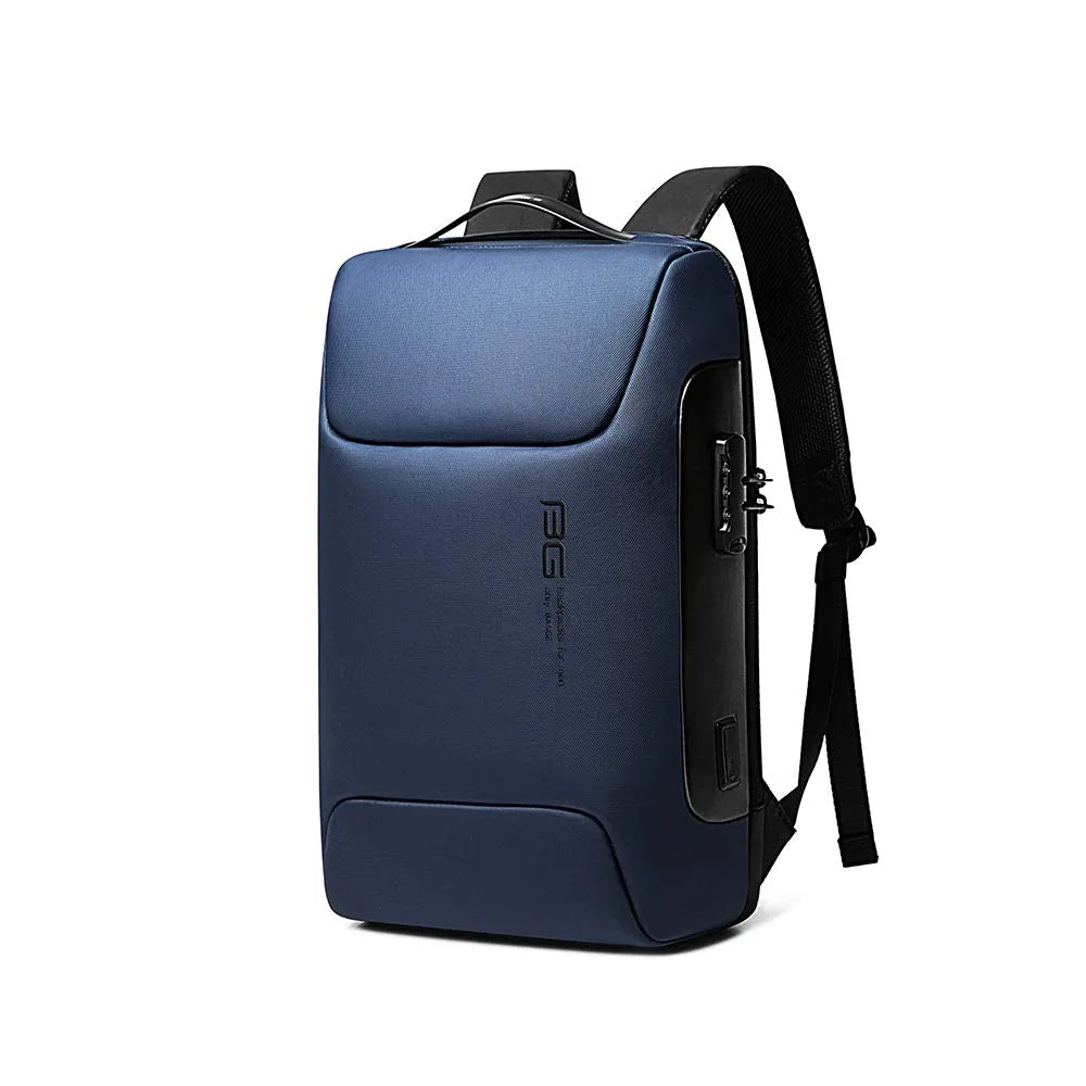 Bange Medium Size Multi Functional Water Proof Anti Theft 15.6 Inch Laptop Backpack (Blue)