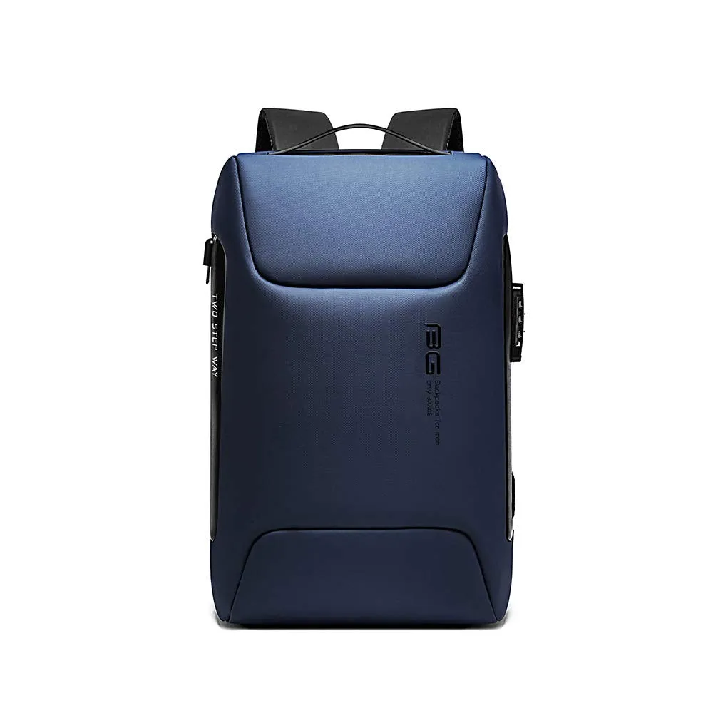 Bange Medium Size Multi Functional Water Proof Anti Theft 15.6 Inch Laptop Backpack (Blue)