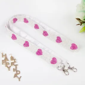 Beaded Heart Strap