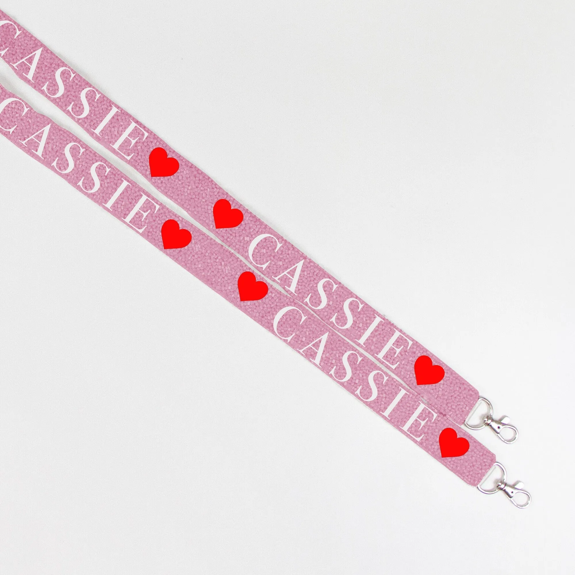 Beaded Heart Strap