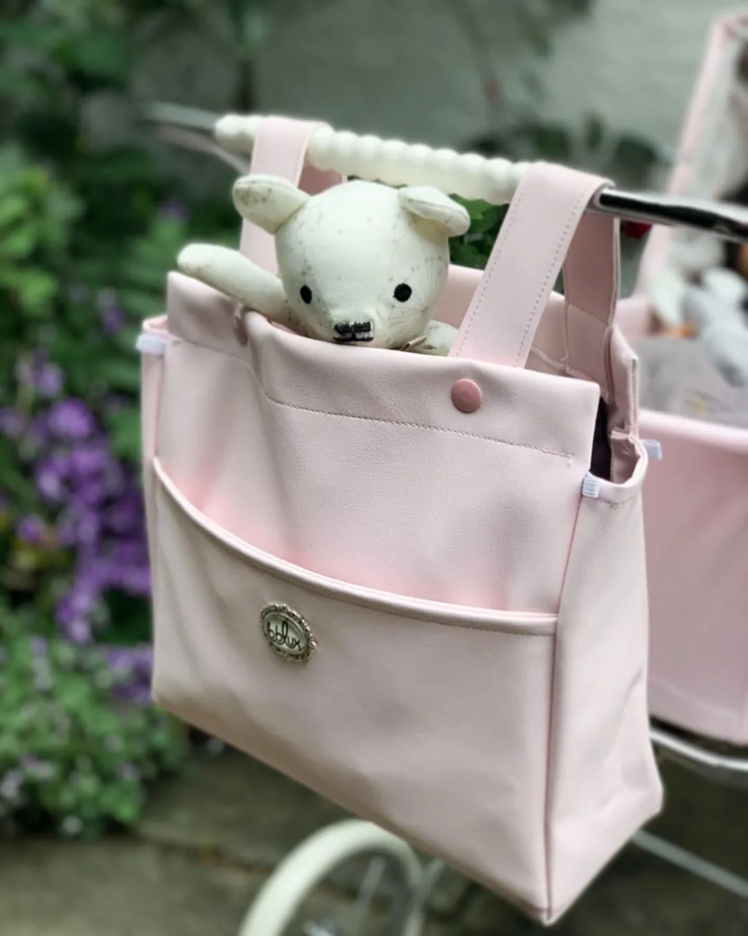 BebeLux 'Sweet Big' Pale Pink Spanish Doll's Pushchair & Bag 2311-SWEET