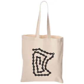 Bike Chain Minnesota Canvas Tote Bag