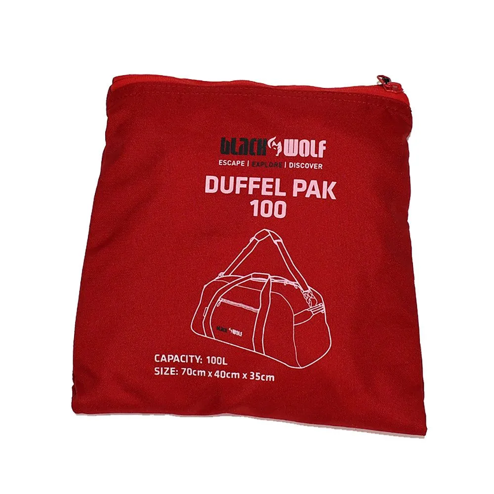 Black & Wolf - Foldable DufflePack 100L