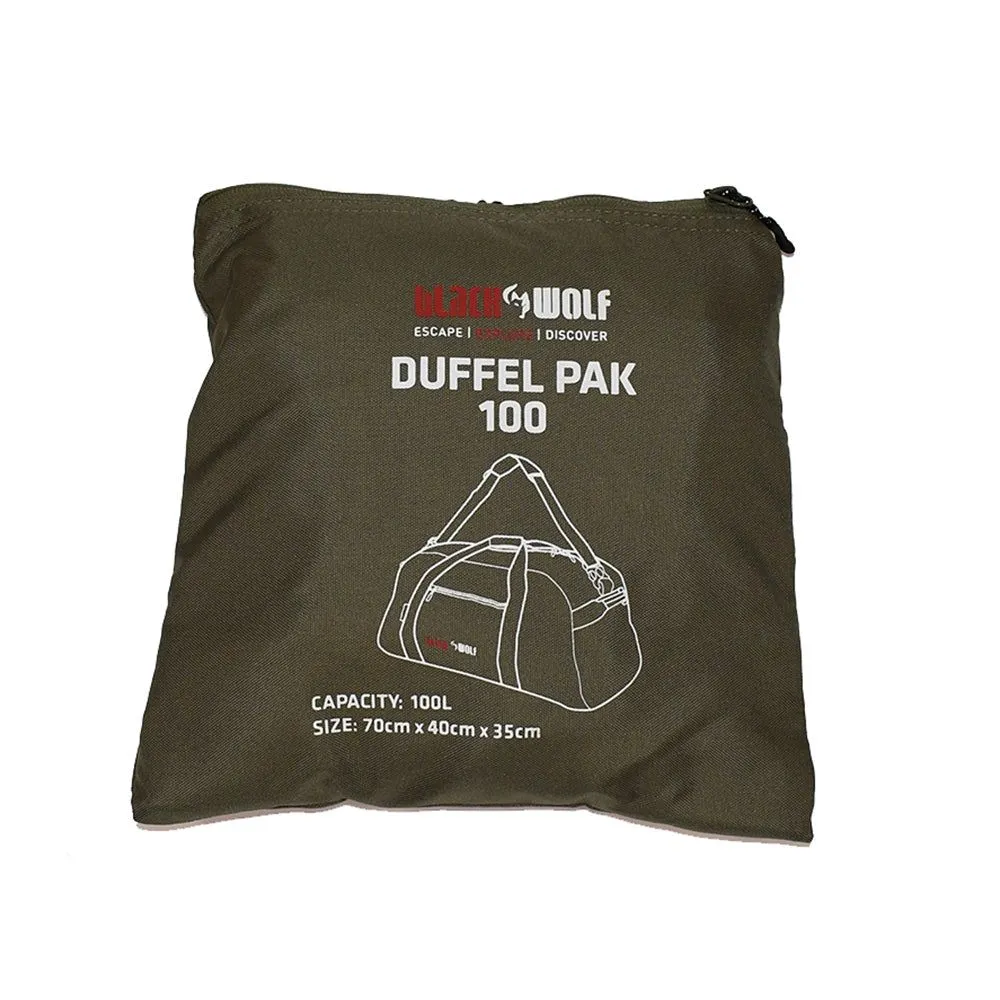 Black & Wolf - Foldable DufflePack 100L