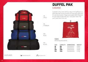 Black & Wolf - Foldable DufflePack 100L