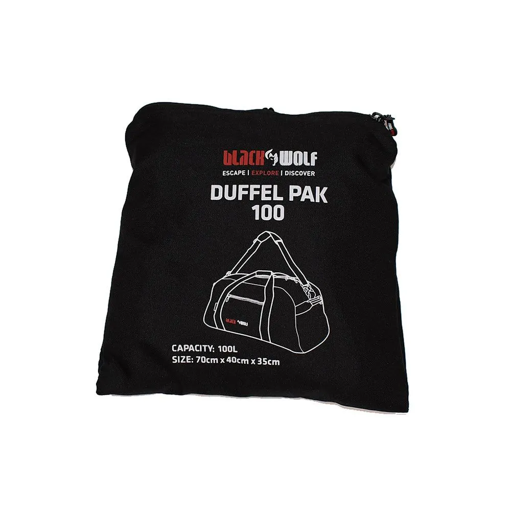 Black & Wolf - Foldable DufflePack 100L