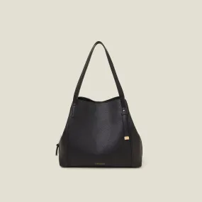 Black Bucket Shoulder Bag