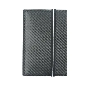 Black Grained Leather RFID Passport Holder 黑色真牛皮RFID安全防盜護照證件套 CH19009