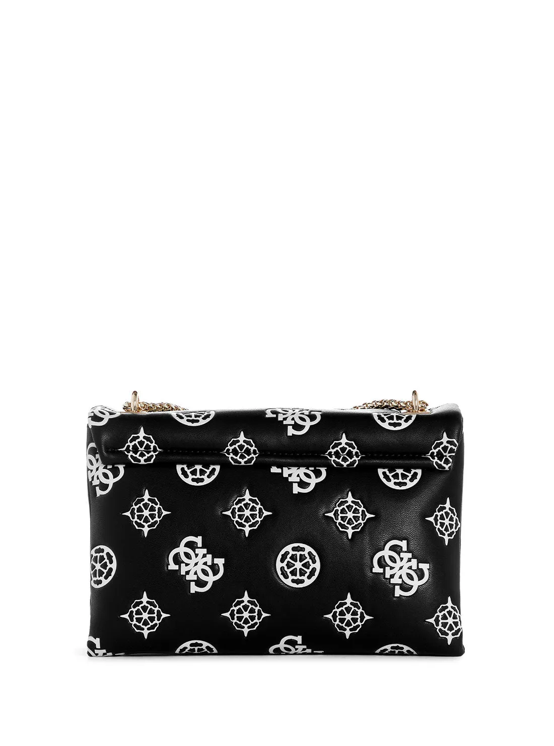 Black Logo Deesa Crossbody Bag