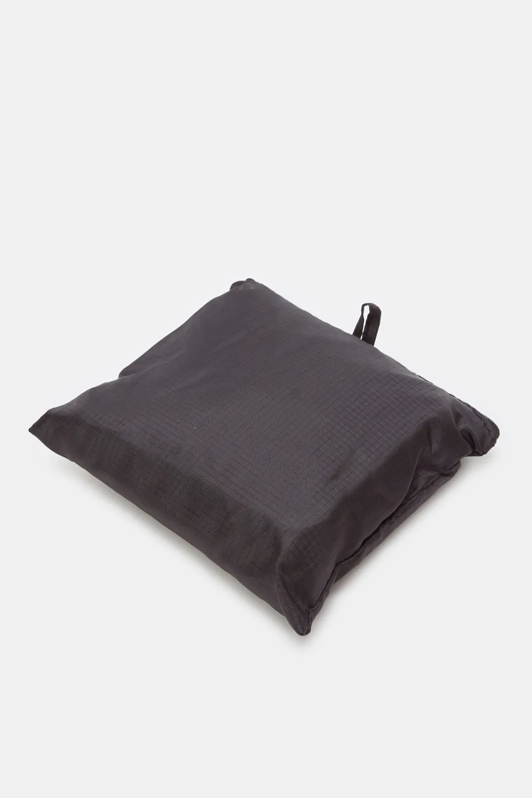 Black Plain Foldable 4 Piece Set Storage Bag