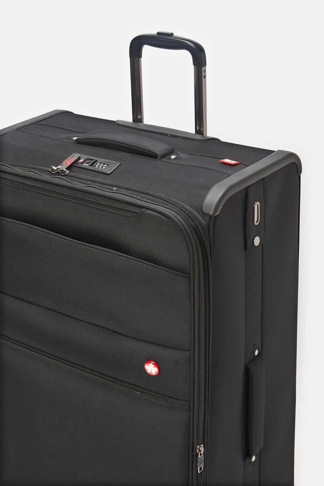 Black Soft Trolley Luggage (32 Inch)