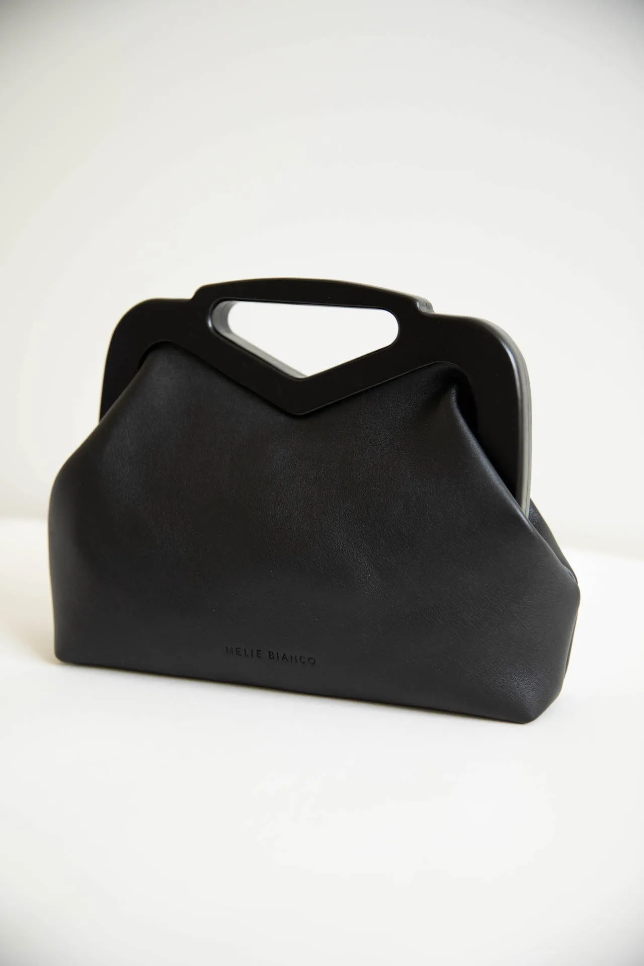 Black Triangle Handle Point Bag