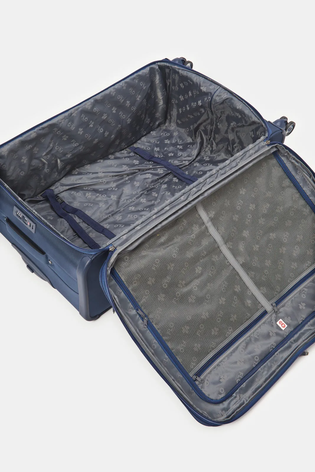 Blue Soft Trolley Luggage (32 Inch)