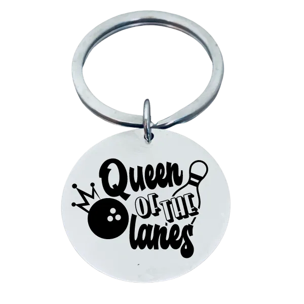 Bowling Queen Keychain