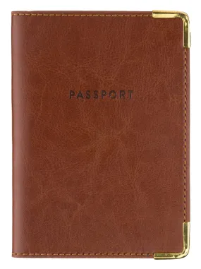 Brown Passport Cover