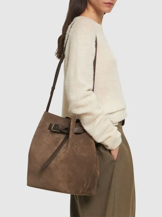 Brunello Cucinelli   Softy velour bucket bag 