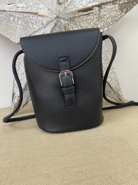 Bucket Crossbody Bag - Black