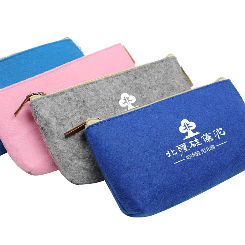 Candy-Coloured Felt Pencil Case