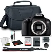 Canon EOS 800D DSLR Camera (Body Only) (1894C001AA)    EOS Bag    Sandisk Ultra 64GB Card   Clean and Care Set (International Model)