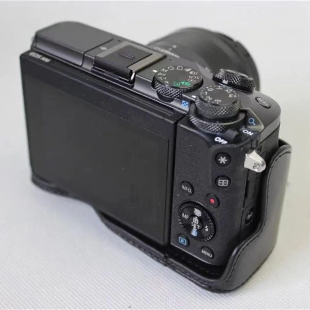 Canon EOS M6 detachable leather case - Black