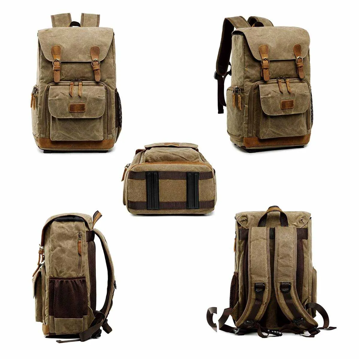 Canvas Camera Backpack