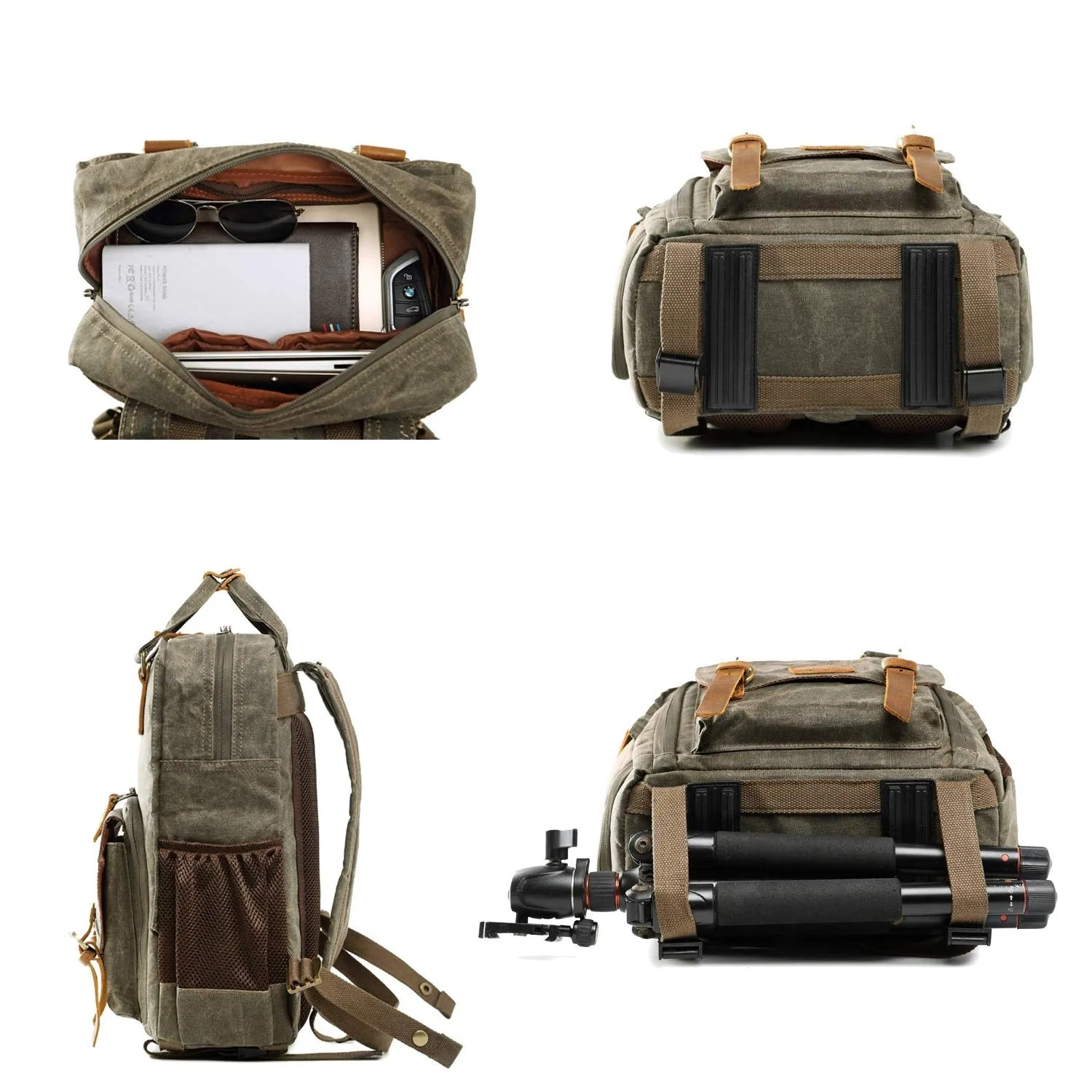 Canvas Camera Backpack