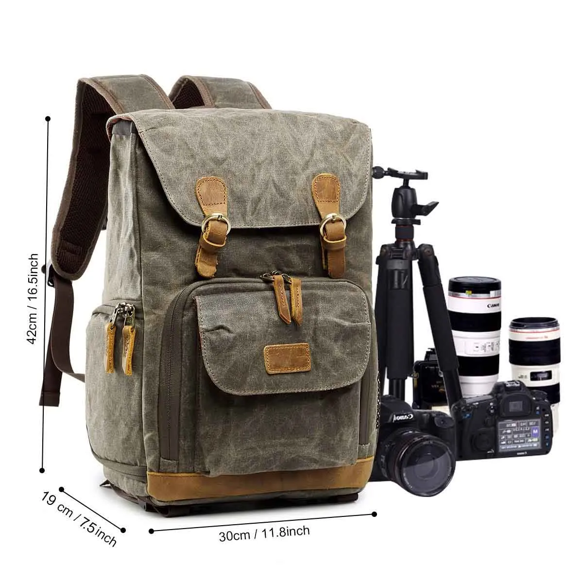 Canvas Camera Backpack