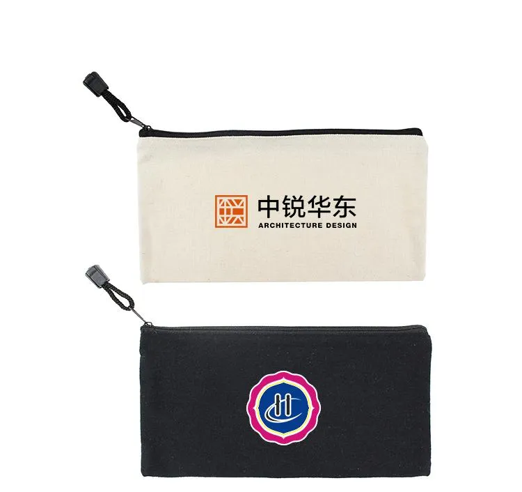 Canvas Zip Pencil Case