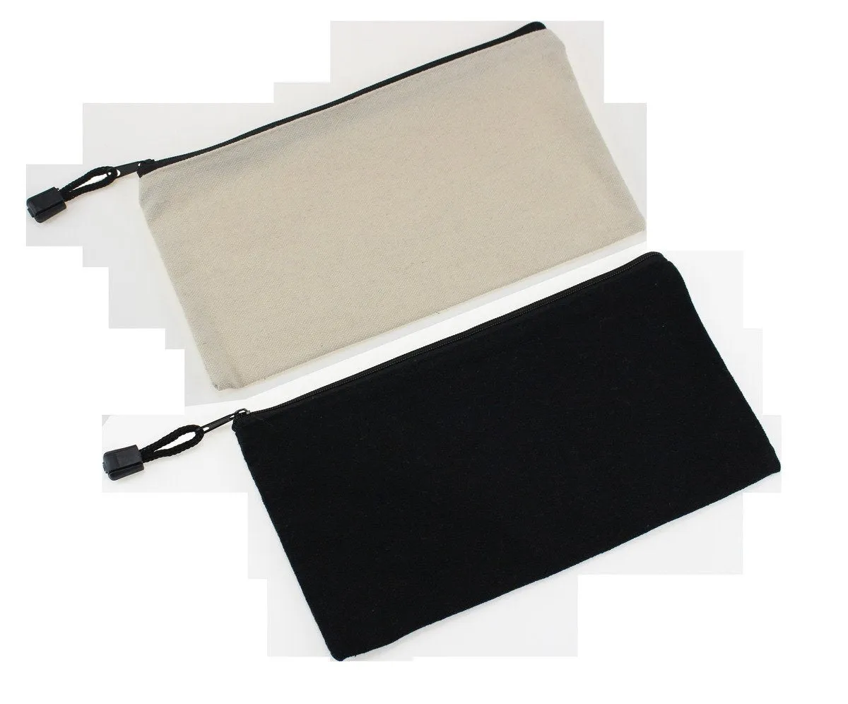 Canvas Zip Pencil Case