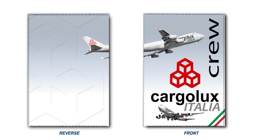 Cargolux ITALIA B747 - Passport Cover