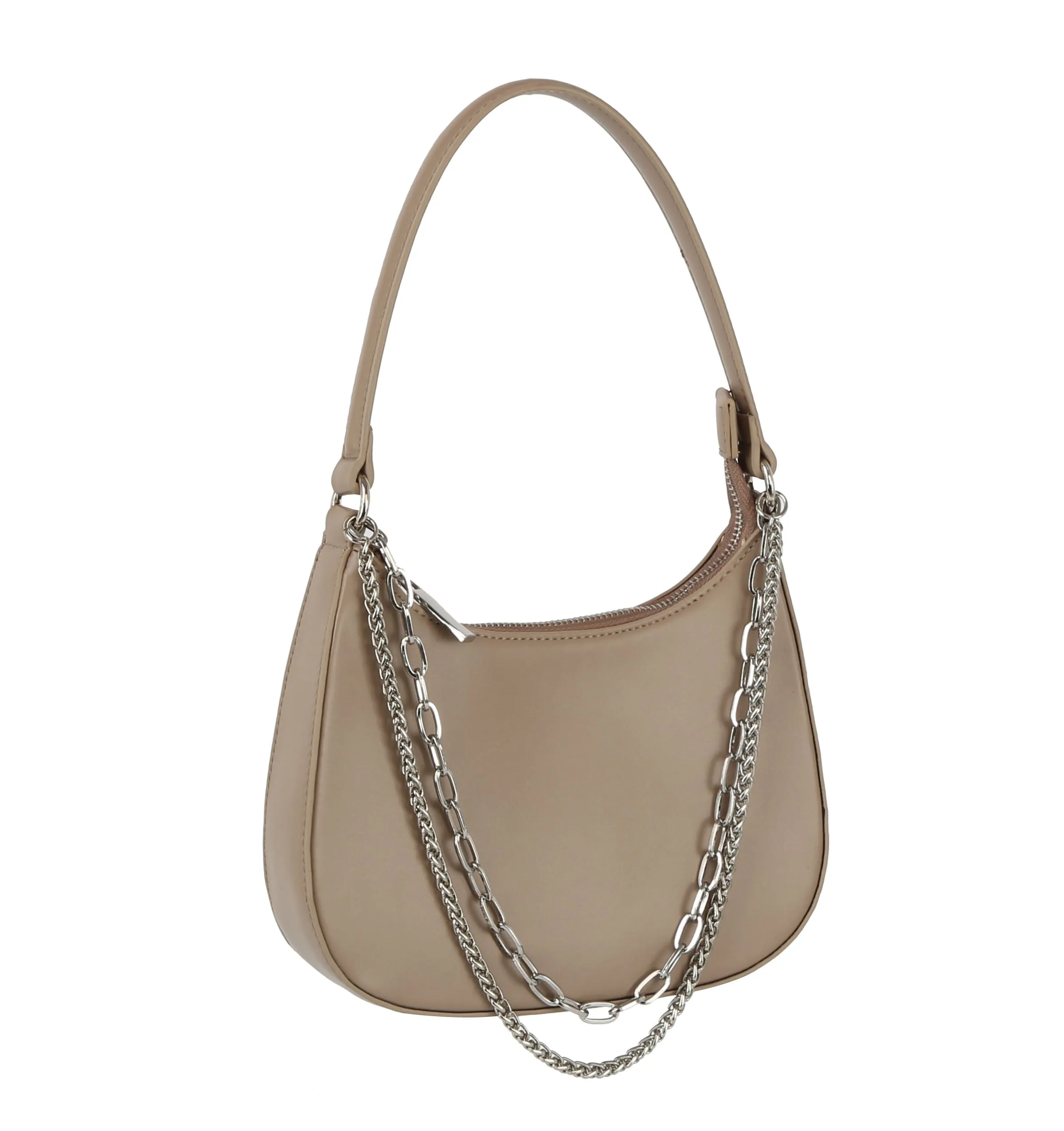 Chain detail shoulder bag