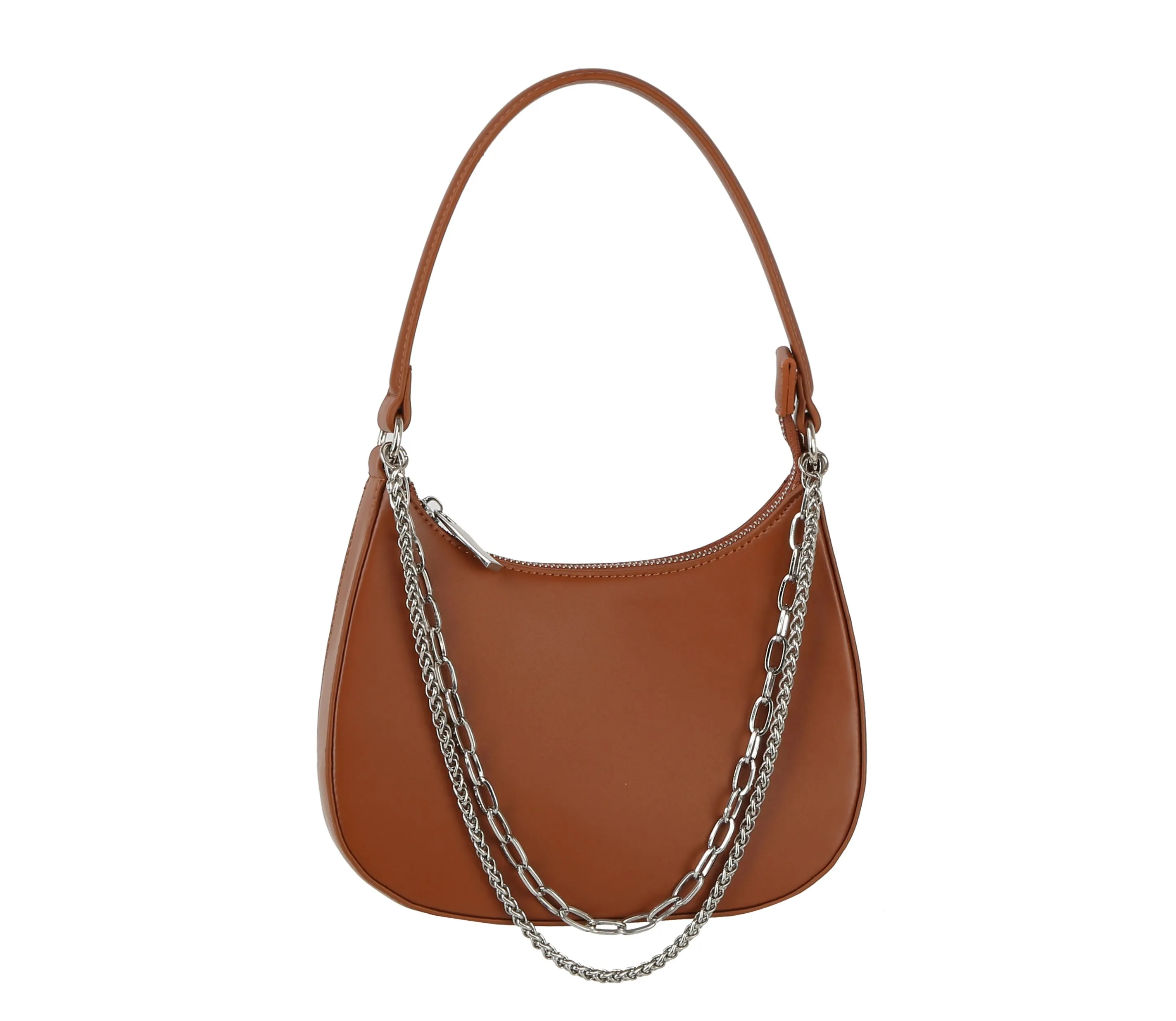 Chain detail shoulder bag