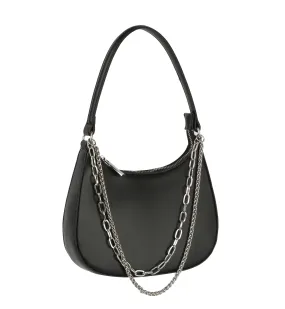 Chain detail shoulder bag