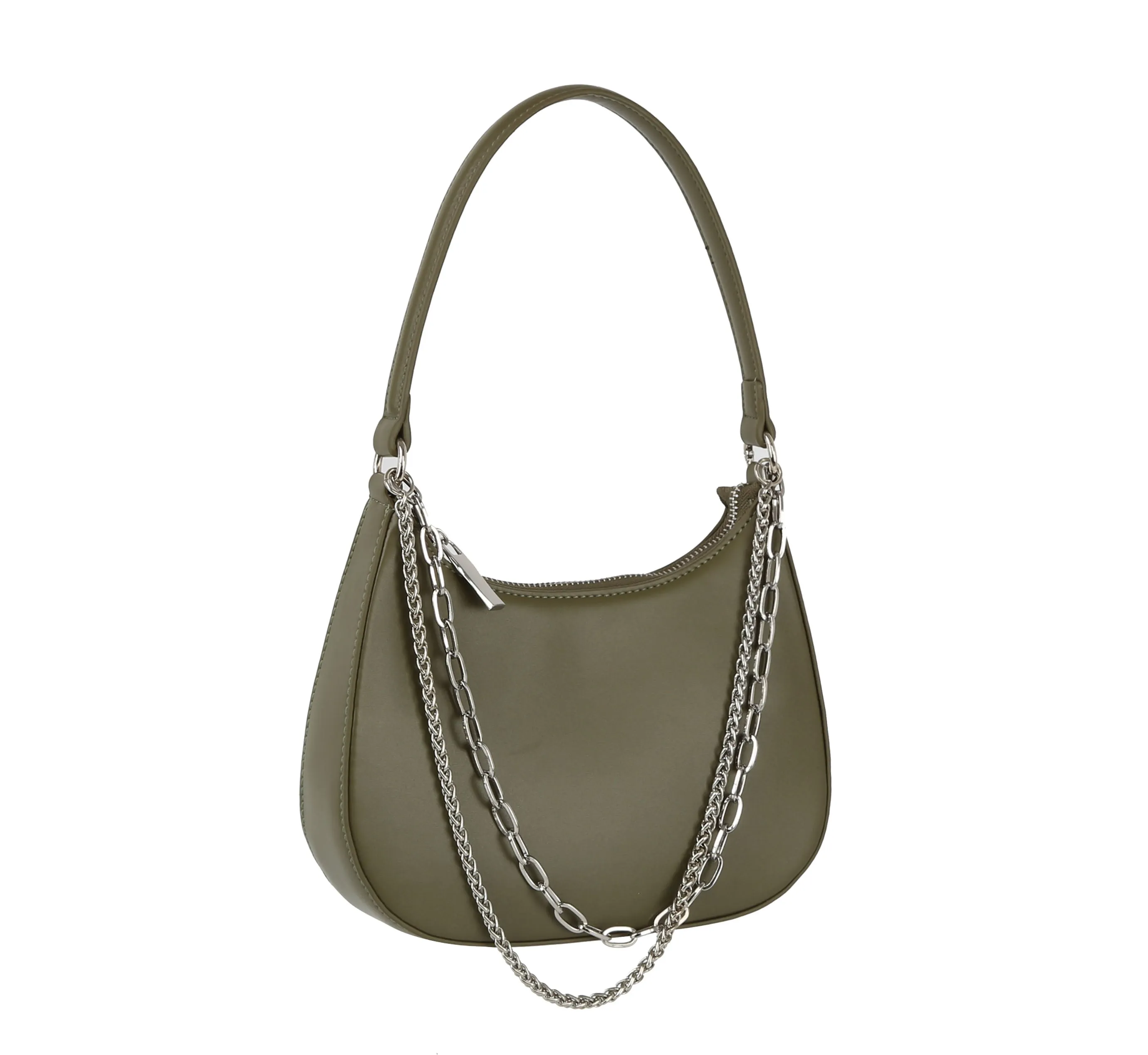 Chain detail shoulder bag